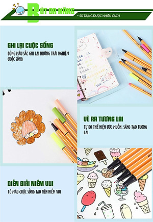 Bút kim STABILO Point 88 0.4mm (PT88) - Xanh ngọc (13)