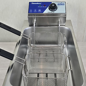 Bếp chiên nhúng ngập dầu 12L đơn Raiden RD-1112, công suất 3000W, 2 rổ chiên-Hàng chính hãng