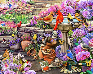 Bộ tranh xếp hình cao cấp 500 mảnh ghép – Sắc Xuân