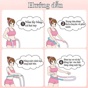 Vòng Lắc Eo Lò Xo Thép Bọc Nhựa Mềm – Giảm Mỡ Bụng, Eo Thon Nhanh, An Toàn Tại Nhà - HÀNG CHÍNH HÃNG MINIIN