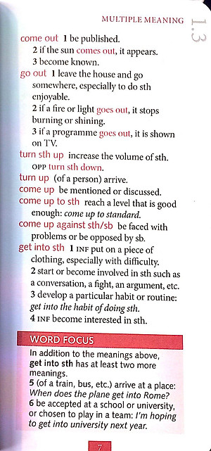 Sách Oxford Learner's Pocket Phrasal Verbs and Idioms