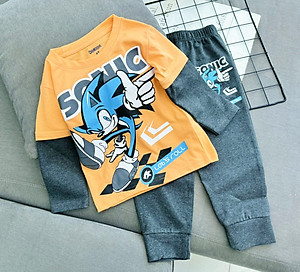 Đồ bộ bé trai, bộ ngủ dài tay cho bé trai size lớn 12-40KG chất thun cotton mềm mịn mát