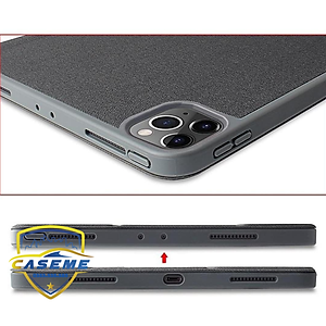 [iPad Pro M4] Bao Da Chính Hãng Mutural Kèm Khay Đựng Bút Dành Cho iPad Pro M4 -11 inch 2024. iPad Pro M4 - 13 inch 2024 - Hàng Nhập Khẩu
