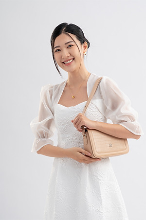 Túi Yuumy ( Thời trang nữ thiết kế tối giản hiện đại size 22 - Túi đeo chéo da Seasand YN221 )