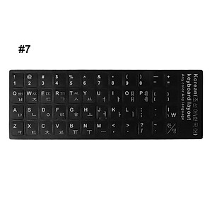 Miếng dán bàn phím tiếng Hàn Quốc Hàng Nhập Khẩu