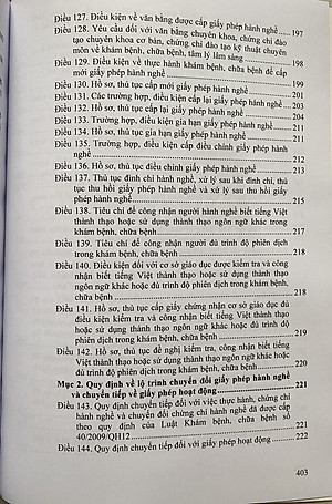 Luật Khám Bệnh, Chữa Bệnh Và Các Văn Bản Hướng Dẫn Thi Hành 