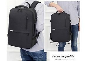 Balo du lịch tích hợp công nghệ cao cấp phong cách mới 15,6"