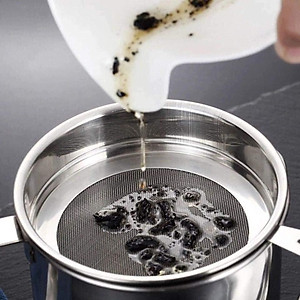 Ca Lọc Dầu Inox 304 Không Thấm Lọc Dầu Cực Trong ,Không Để Lại Cặn,Nguyên Chất Dầu Không Đen - Hàng Loại 1 - Chính Hãng MINIIN