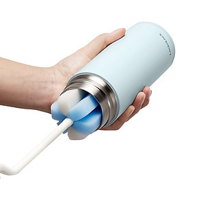 Bình giữ nhiệt Lock&Lock Belt Bottle LHC4267 490ml - Hàng chính hãng có quai xách, miệng rộng có thể cho đá - JoyMall