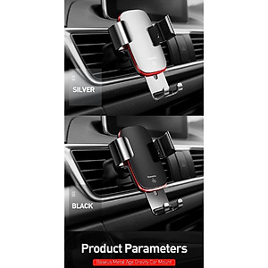 Giá Đỡ Điện Thoại Baseus Gắn Lỗ Điều Hòa Xe Hơi - Hàng Chính Hãng