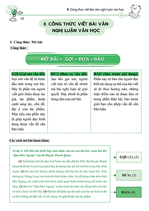 Bộ Công Thức Viết Văn Siêu Tốc cho Học Sinh THCS ( Phan Hồ Điệp - Đậu Ngọt)