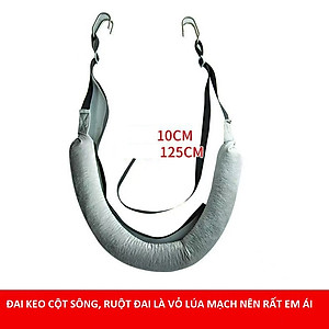 Bộ Đai kéo giãn cột sống thắt lưng, an toàn, êm ái, hiệu quả trị đau lưng, mẫu mới, chắc chắn