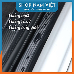 Băng Keo Carbon 3D Nhám Trang Trí Ô tô, Decal Dán Xe Chống Trầy Xước