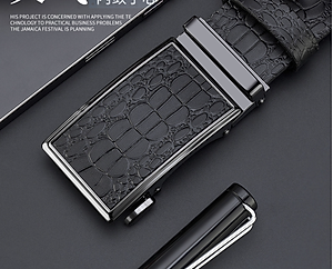 Thắt lưng nam da bò nguyên chất mặt khóa tự động hợp kim cao cấp