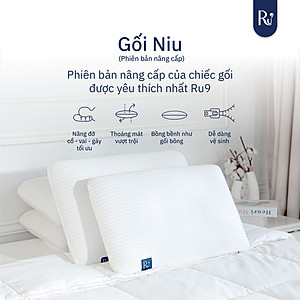 Gối Niu Ru9 Graphene Foam | Hỗ Trợ Nâng Đỡ Đầu | Giúp Giảm Đau Vai Gáy | Chất Liệu Foam Mềm Mại | 2 Kích Thước