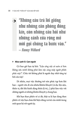 Sách 7 Câu Hỏi "Thần Kỳ" Của Mọi Sếp Giỏi (Tái Bản 2020)