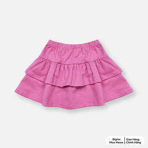 Chân váy cho bé gái Bigfox Miss Meow size đại, chân váy 2 lớp cotton dày dặn size trẻ em 3,4,5..,10,11 tuổi