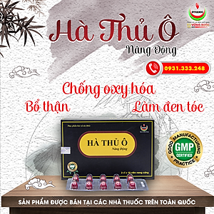 HÀ THỦ Ô  NĂNG ĐỘNG - NĂNG ĐỘNG - LÀM ĐEN RÂU TÓC