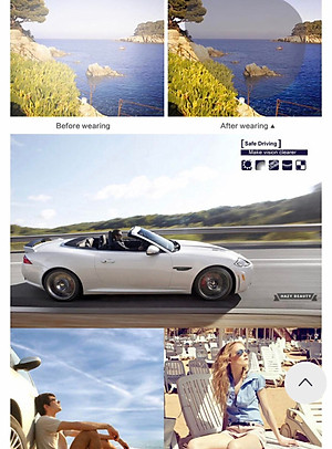 Kính mát nữ cao cấp chống nắng uv