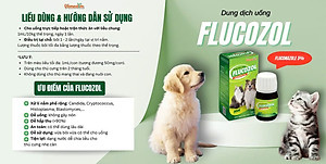 Vemedim Flucozol Dạng Uống hoặc Bôi cho Chó Mèo, Tri Nấm Ngoài Da, Nấm Hô Hấp - Chai 30ml