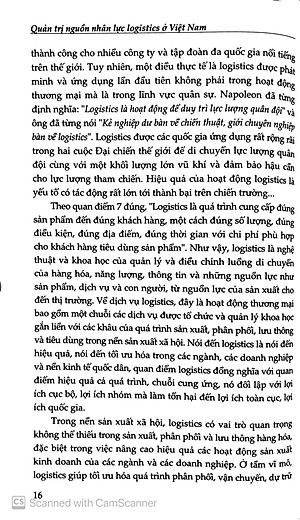 Quản Trị Nguồn Nhân Lực LOGISTISC Ở Việt Nam
