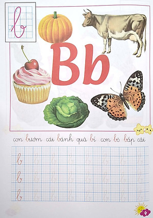 Sách Học Chữ Cái Tiếng Việt Bằng Hình - Quyển 1