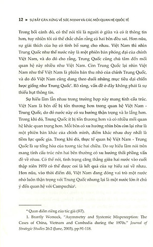 Sự Bất Cân Xứng Về Sức Mạnh Và Các Mối Quan Hệ Quốc Tế (Sách Tham Khảo)