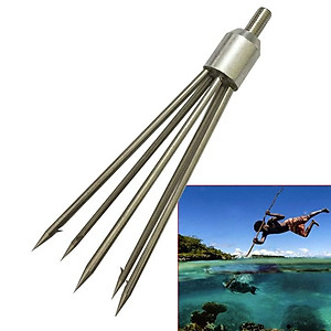 Xiên Bắt Cá 5 Tiêu Có Ngạch, chĩa xiên cá 5 ngạch