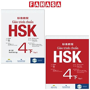 Combo Sách Giáo Trình Chuẩn HSK 4 Tập 2 - Sách Bài Học Và Bài Tập (Bộ 2 Cuốn)