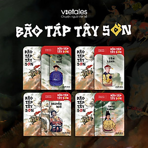 (Postcard chân dung Quang Trung, in màu toàn bộ) BÃO TÁP TÂY SƠN – Trần Hoàng Vũ – Vietales