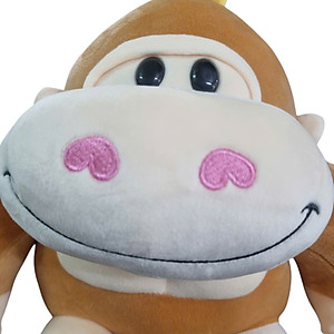 Gấu bông khỉ kingkong mũi tim siêu dễ thương mềm mịn (30cm) hàng xịn loại 1, chất lượng cao an toàn cho trẻ nhỏ
