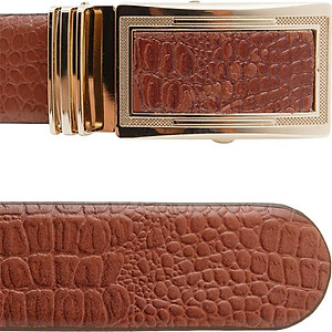 Bộ Ví & Thắt Lưng Nam Vân Cá Sấu Huy Hoàng HT2121-HT4115 (23 x 11,5 cm) - Đen