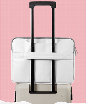 Túi xách da chống sốc laptop máy tính , túi công sở nữ cặp đựng laptop cute dễ thương