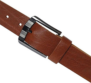 Thắt Lưng Nam Da Bò 1 Lớp Huy Hoàng HT4104 (120 x 3.5 cm) - Màu Da