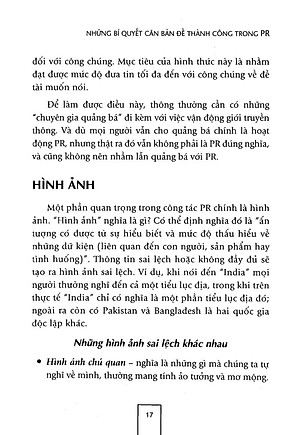 Sách Những Bí Quyết Căn Bản Để Thành Công Trong PR (Tái Bản 2012)