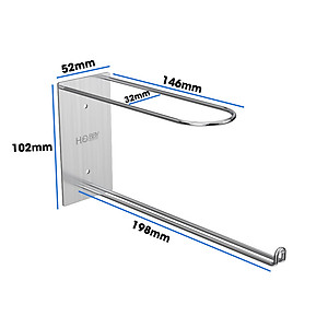 Giá treo móc kẹp phơi quần áo gắn tường inox 304 Hobby home decor GPM1