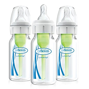 Bộ 3 Bình Sữa Options Dr.Brown's 43005 Cổ Thường Nhựa PP (120ml)