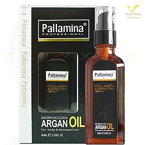 Tinh dầu Pallamina Moroccan Argan Oil Serum dưỡng bóng tóc cao cấp 60ml