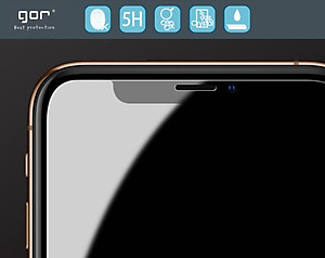 Miếng dán màn hình Gor Cho Iphone 14 Pro Max/ 14 Pro/ 14 Plus/ 14 Cảm ứng nhạy, Chống trầy xước, Hạn chế vân tay - Hãng Gor (5 miếng) - Hàng nhập khẩu.