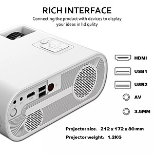 Máy chiếu mini cheerlux C10 WIFI kết nối với điện thoại ios, adnroid. Hàng chính hãng.