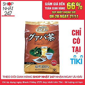  Trà ổi giảm cân Orihiro Nhật Bản (60 gói) tặng gói trà sữa hoặc cafe ngẫu nhiên