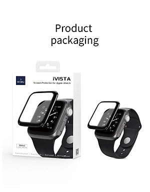 Dán Cường Lực Apple Watch WIWU Ivista Dành Cho Đồng Hồ Có Chức Năng Chống Cháy Nổ, Chống Va Đập Và Chống Bụi - Hàng Chính Hãng