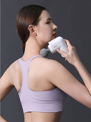 Súng Massage Cầm Tay Mini Nikio NK-173 - 6 Đầu Chuyên Dụng + 1 Đầu Nhiệt Nóng - Mát Xa Hỗ Trợ Giảm Đau Nhức Và Giãn Cơ Toàn Thân - Phù Hợp Mọi Đối Tượng, Siêu Nhỏ Gọn
