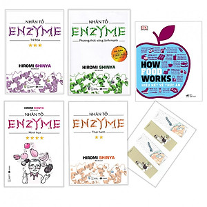 Combo How Food Works (Hiểu Biết Về Thức Ăn) + Nhân Tố Enzim (4Q) -  Tặng Kèm Bookmark