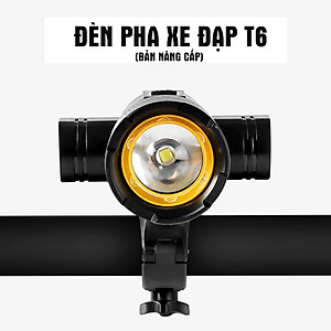 Đèn Pha Cho Xe Đạp Siêu Sáng Chống Nước Sạc Điện USB (Kèm Chân Đế) Và Đèn Sau Hậu Cảnh Báo (Màu Xanh) Xe Đạp Gắn Đuôi Mai Lee