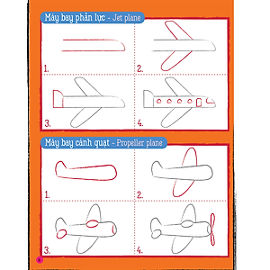 Sách Họa Sĩ Tí Hon - Learn To Draw... Things That Go! - Nào, Ta Cùng Học Vẽ… Các Loại Phương Tiện!