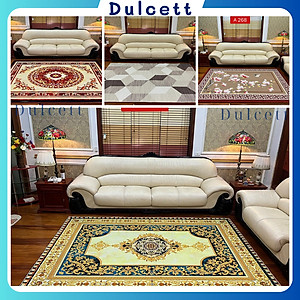 Thảm Bali trải sàn- thảm lì với công nghệ in 5D cao cấp,có hạt nhựa chống trượt tuyệt đối.