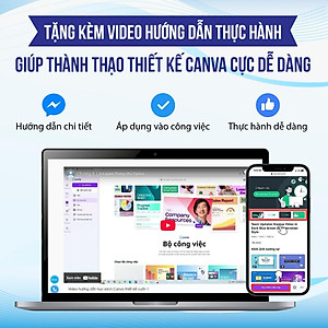 Sách Canva - Bộ 3 Cuốn 21 Ngày Làm Chủ Thiết Kế Canva, Tặng Kèm Video Hướng Dẫn, File Thực Hành