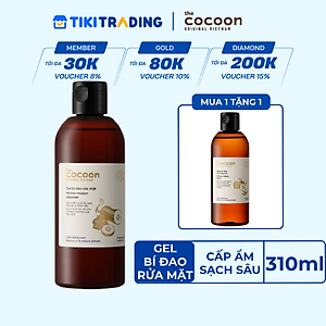 Sữa rửa mặt dạng Gel bí đao rửa mặt Cocoon 310ml