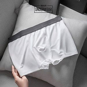 Quần lót nam, quần boxer nam cao cấp chất thun lạnh kháng khuẩn co giãn 4 chiều phong cách nam tính - BASIC